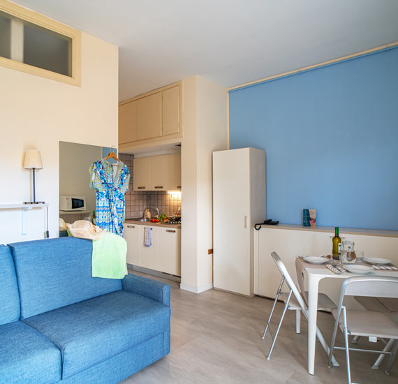 Intérieur de l'appartement A2 de la résidence La Palma