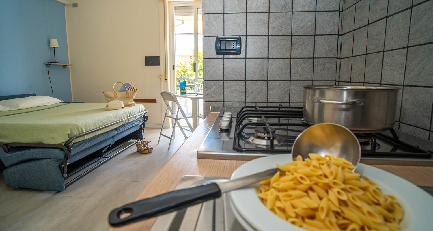 Intérieur de l'appartement A2 de la résidence La Palma