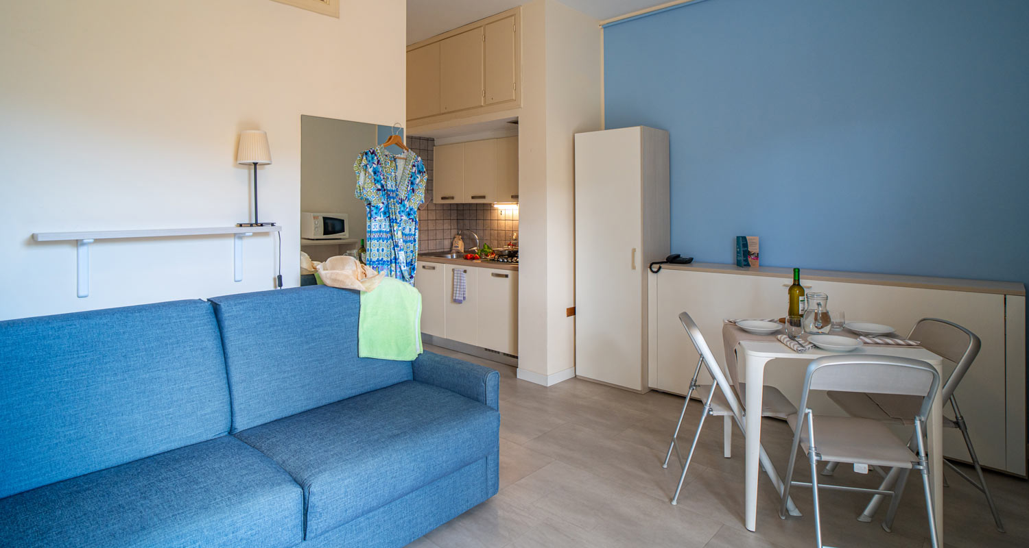 Intérieur de l'appartement A2 de la résidence La Palma