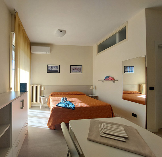 Interni del Monolocale A2 del Residence La Palma