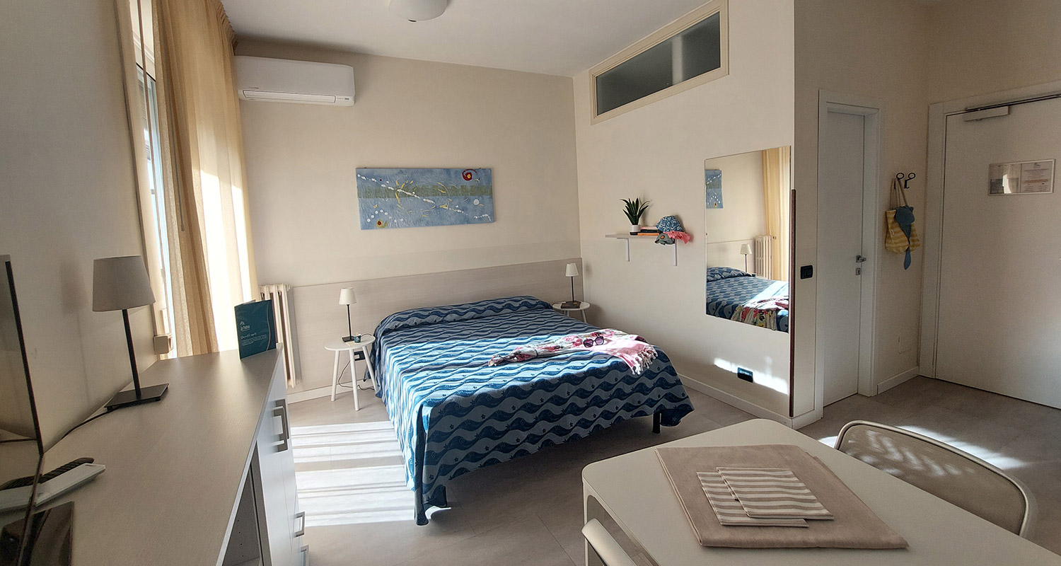 Interni del Monolocale A2 del Residence La Palma
