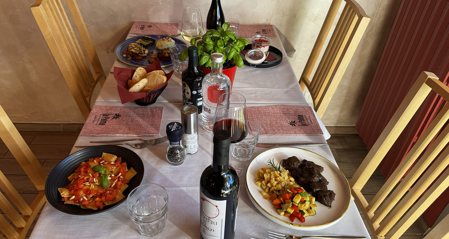 Foto degli interni del Ristorante La Palma ad Andora